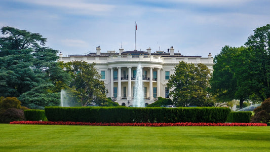 The White House, where eight left-handed American Presidents lived and worked.